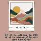 Awe Art Print | Psalm 33:8